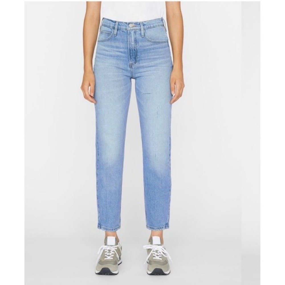 FRAME High 'N' Tight Taper Jeans Demarco Light Wash Womens Size 27 HNTT114